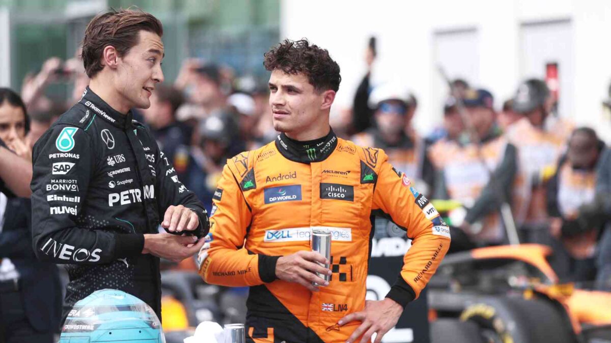 Dutch driver SLAMS 'a*hle' George Russell amidst Max Verstappen Qatar GP saga 1 George Russell and Lando Norris