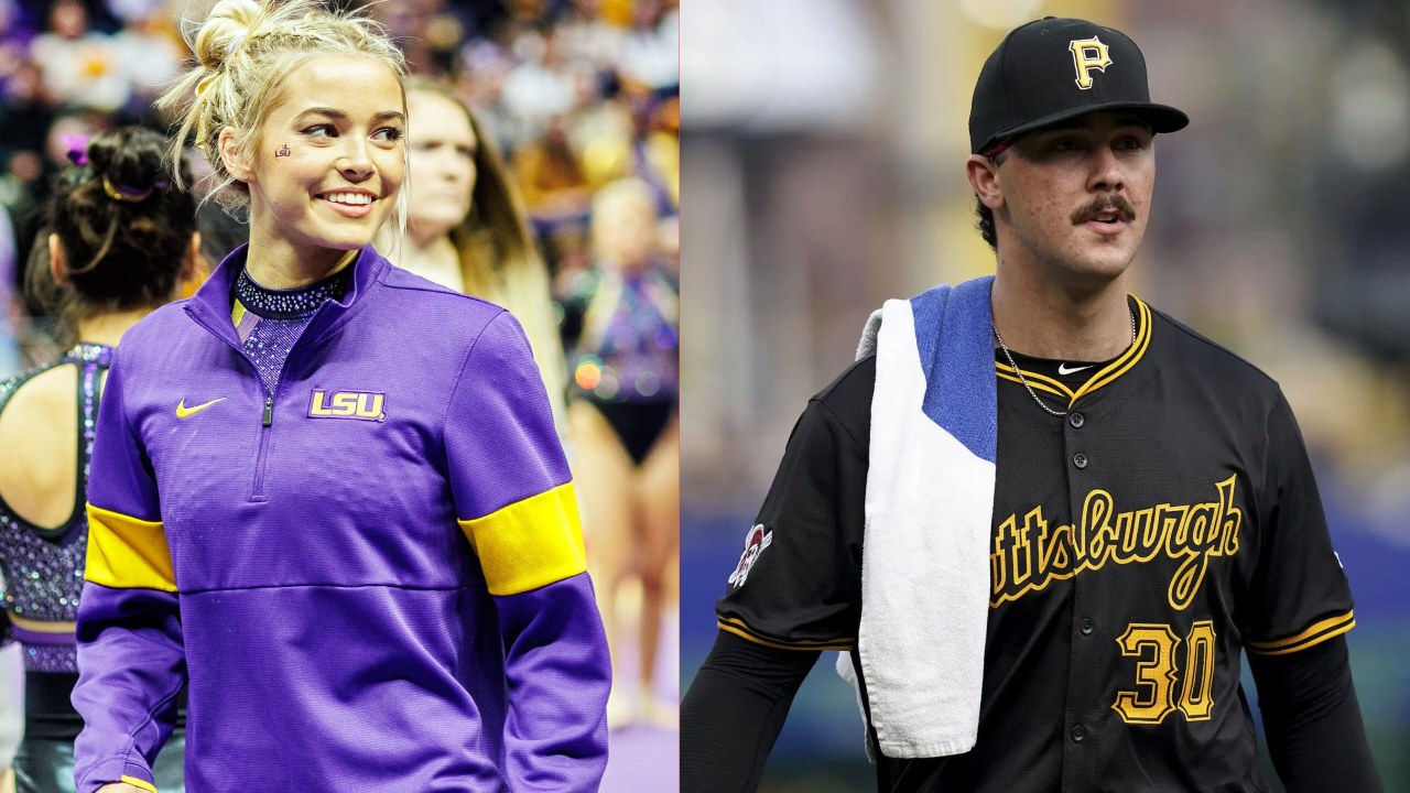Livvy Dunne cheers with gymnast and DJ for boyfriend Paul Skenes on MLB Opening Day